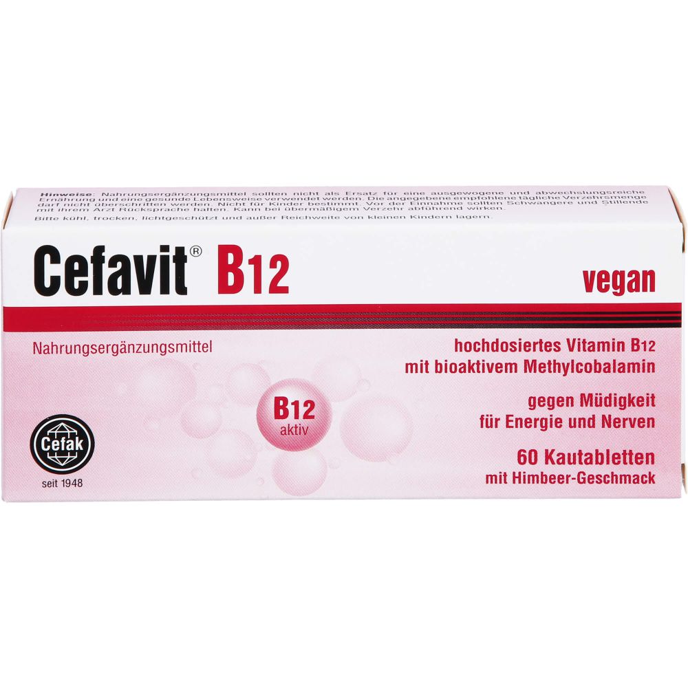 Cefavit B12 Kautabletten 60 St 60 St