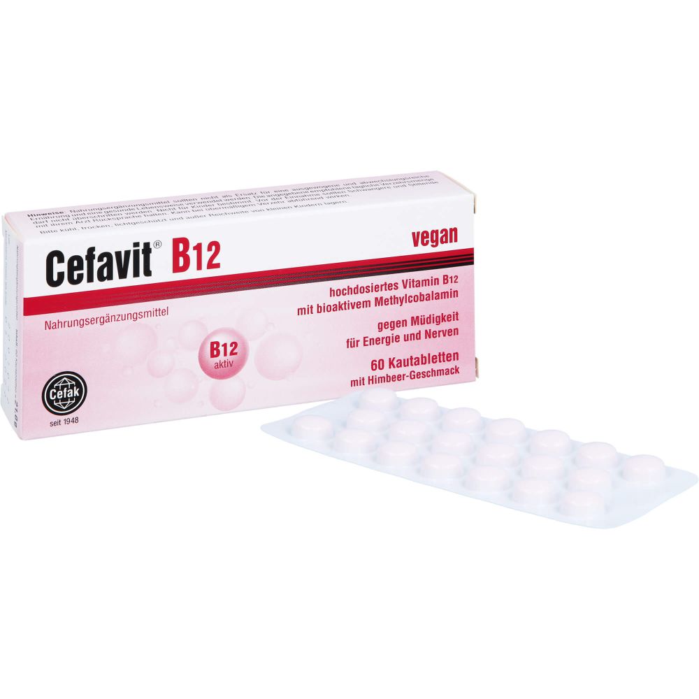 Cefavit B12 Kautabletten 60 St 60 St