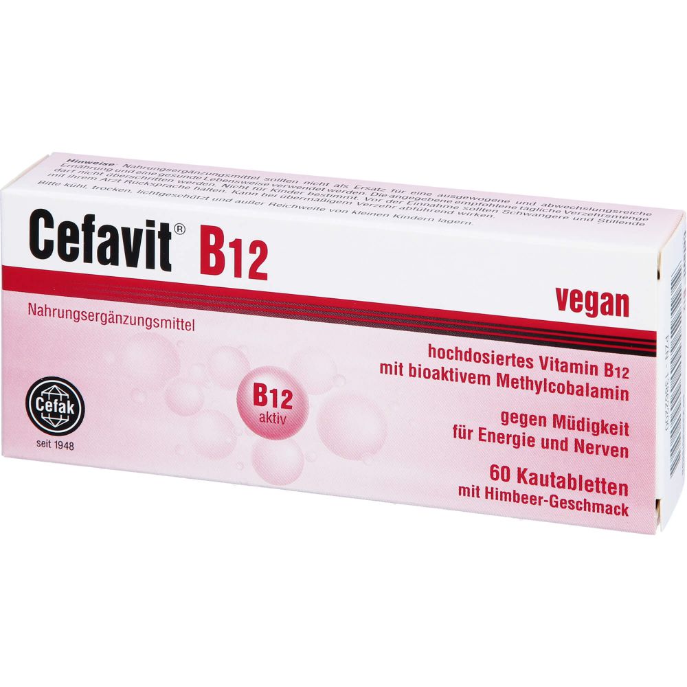 Cefavit B12 Kautabletten 60 St 60 St