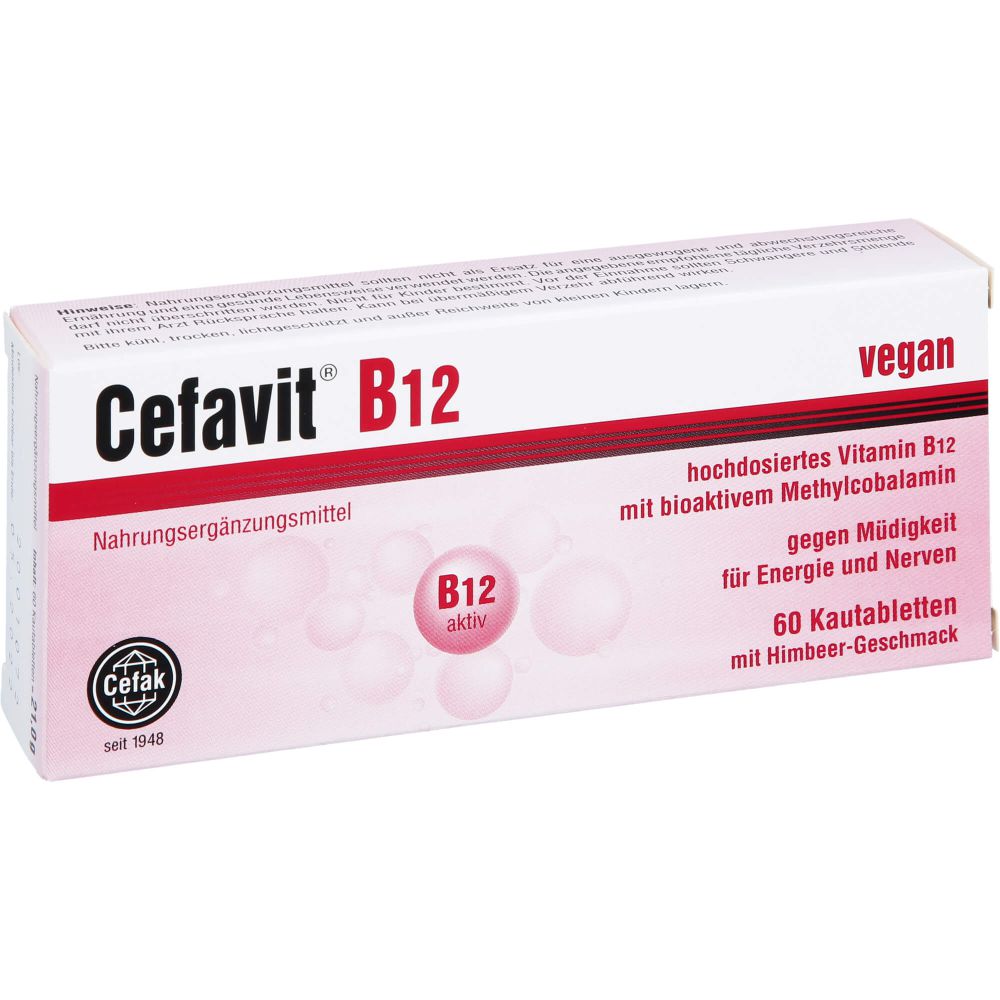 Cefavit B12 Kautabletten 60 St 60 St