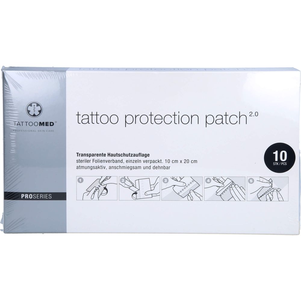 TATTOOMED tattoo protection patch 2.0 10x20 cm
