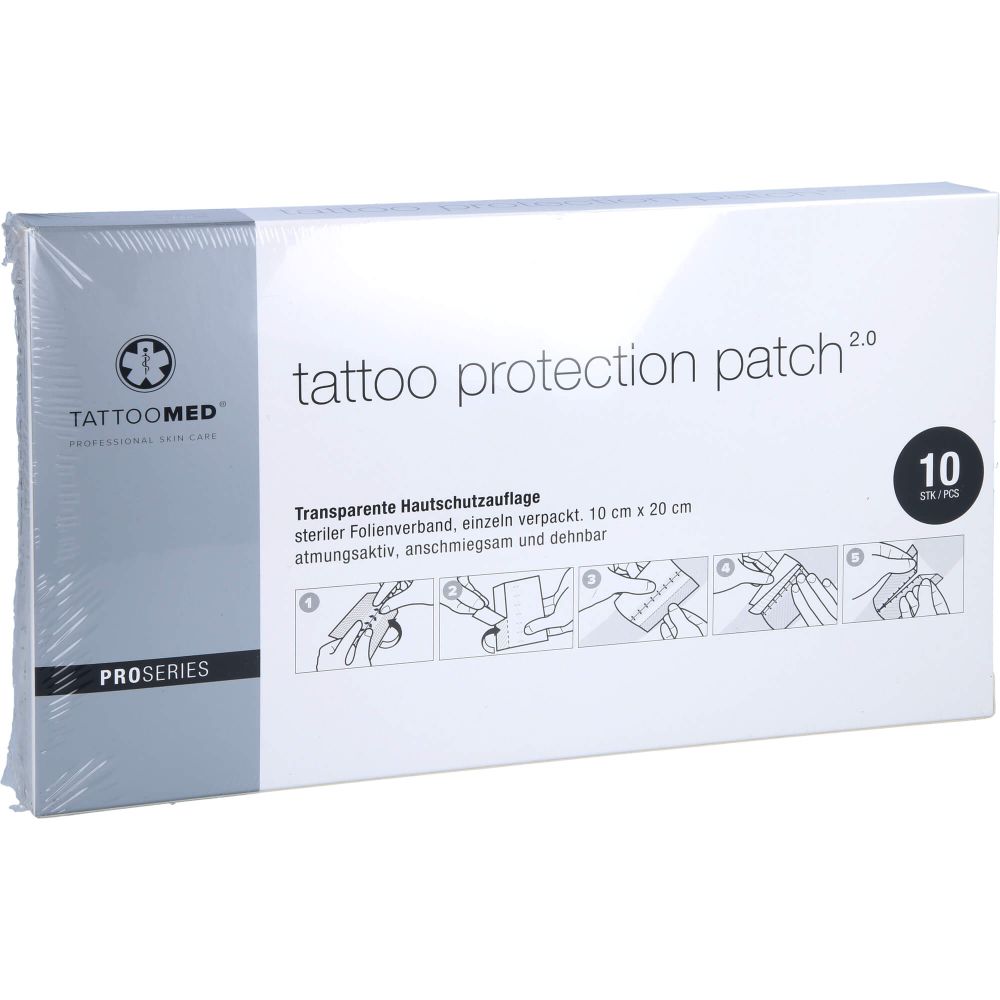 TATTOOMED tattoo protection patch 2.0 10x20 cm