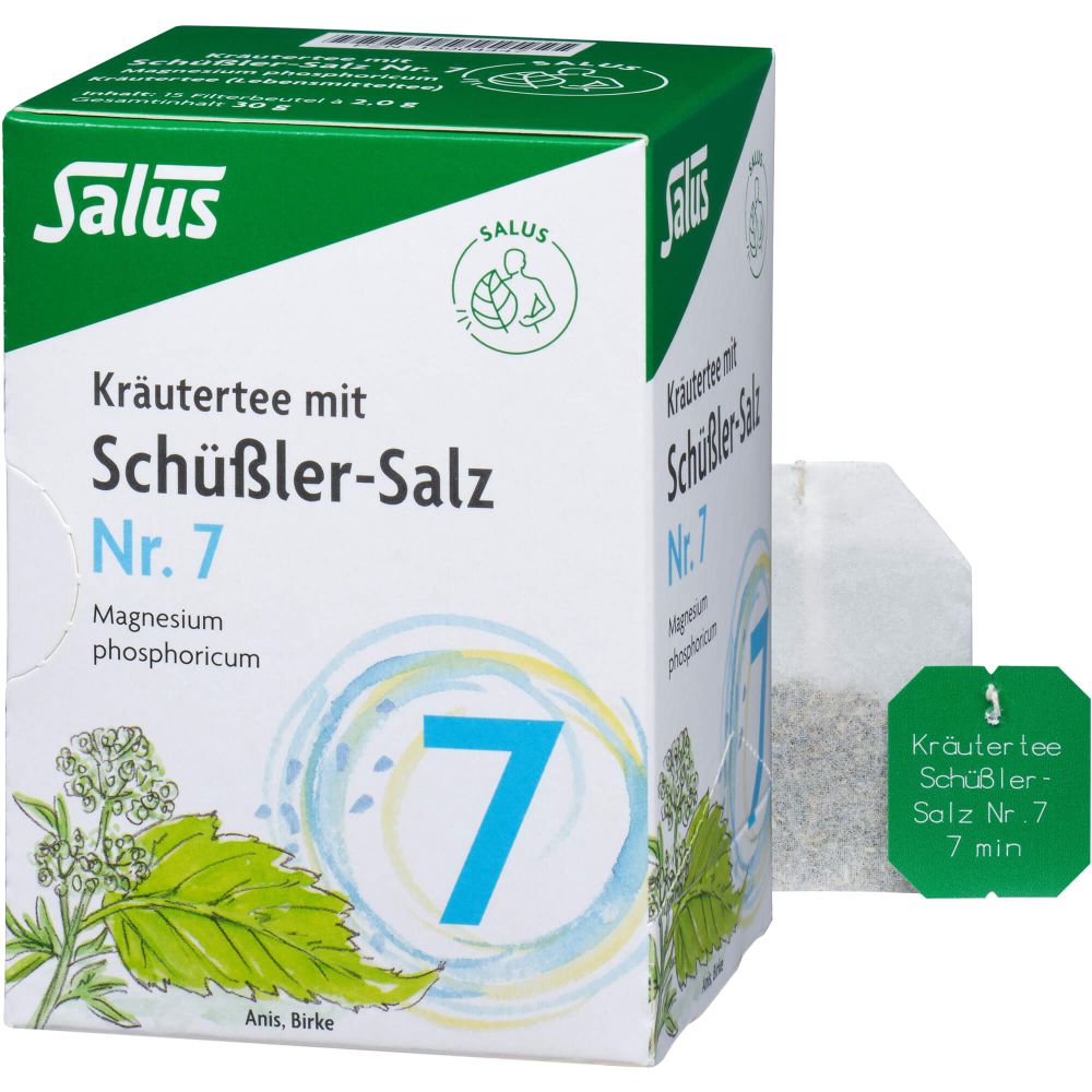 KRÄUTERTEE mit Schüssler-Salz Nr.7 Salus Fbtl.