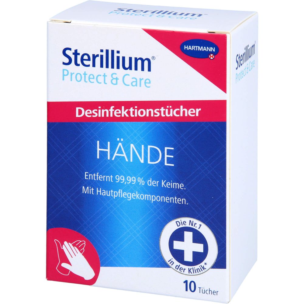 STERILLIUM Protect & Care Hände Desinfekt.tücher