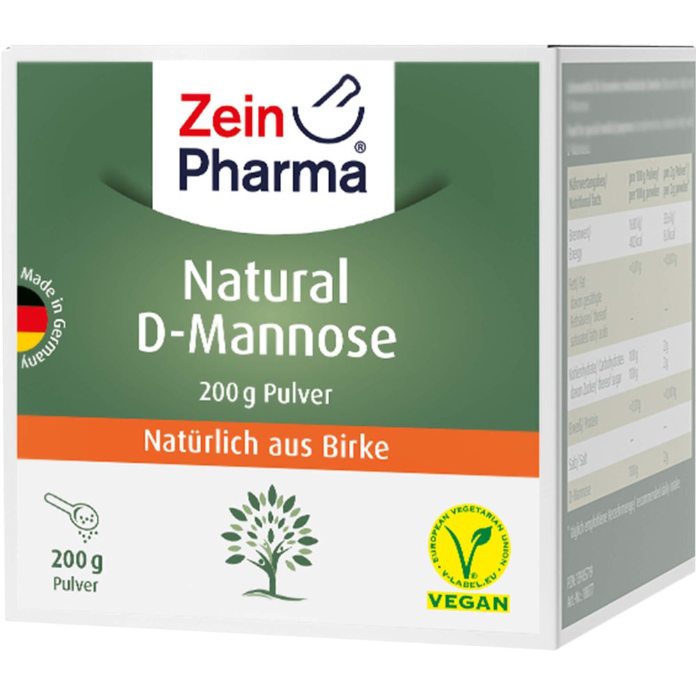 NATURAL D-Mannose aus Birke ZeinPharma Pulver
