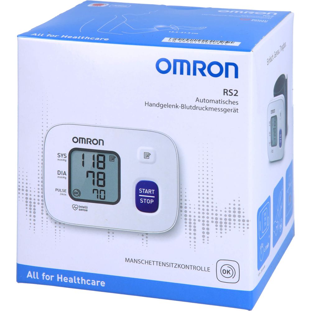 OMRON RS2 Handgelenk Blutdruckmessgerät HEM-6161-D