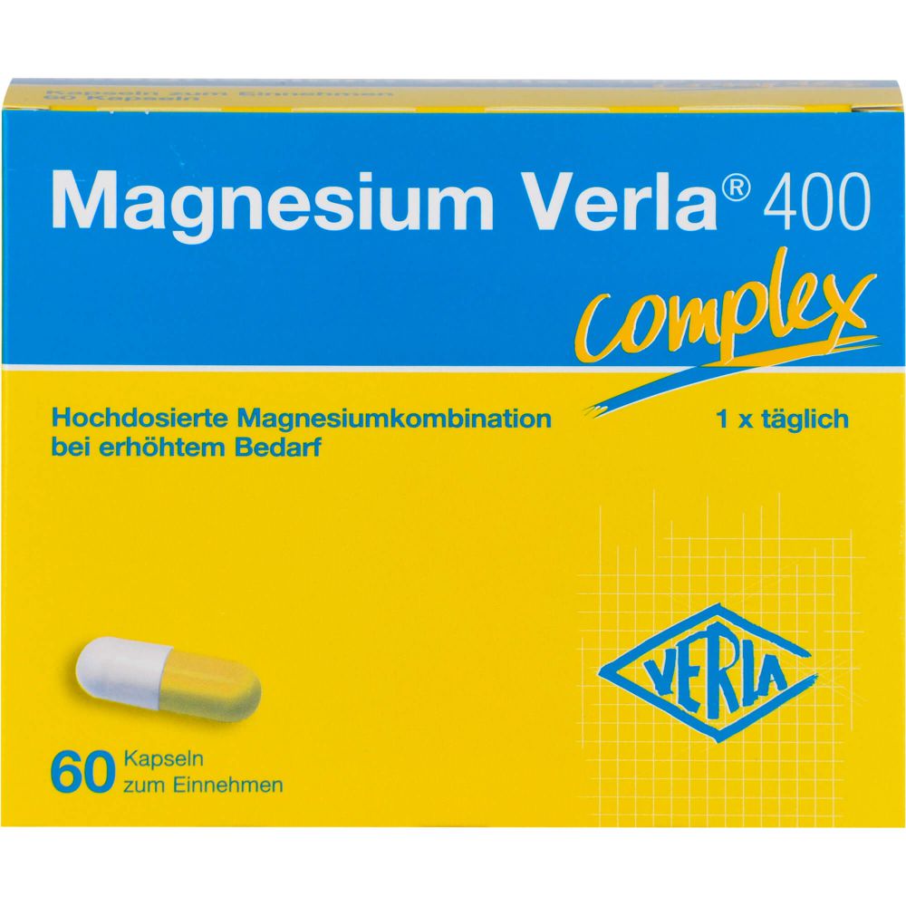 MAGNESIUM VERLA 400 Kapseln