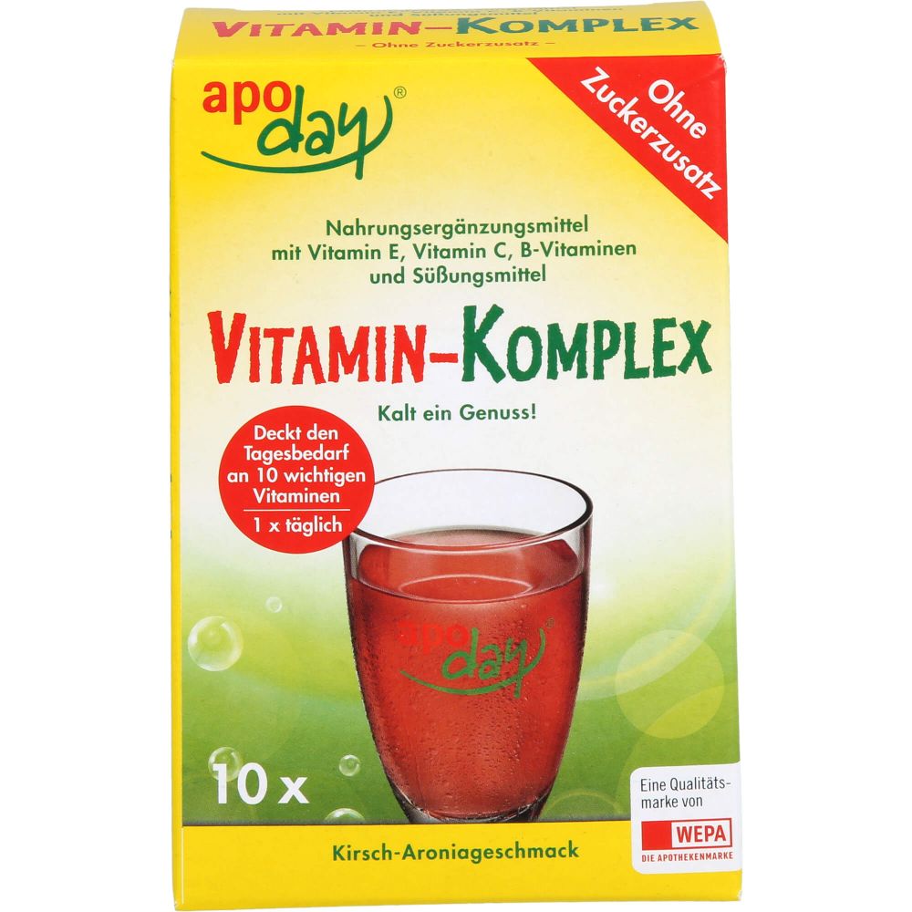 APODAY Vitamin-Komplex Kirsch-Aronia zuckerfr.Plv.