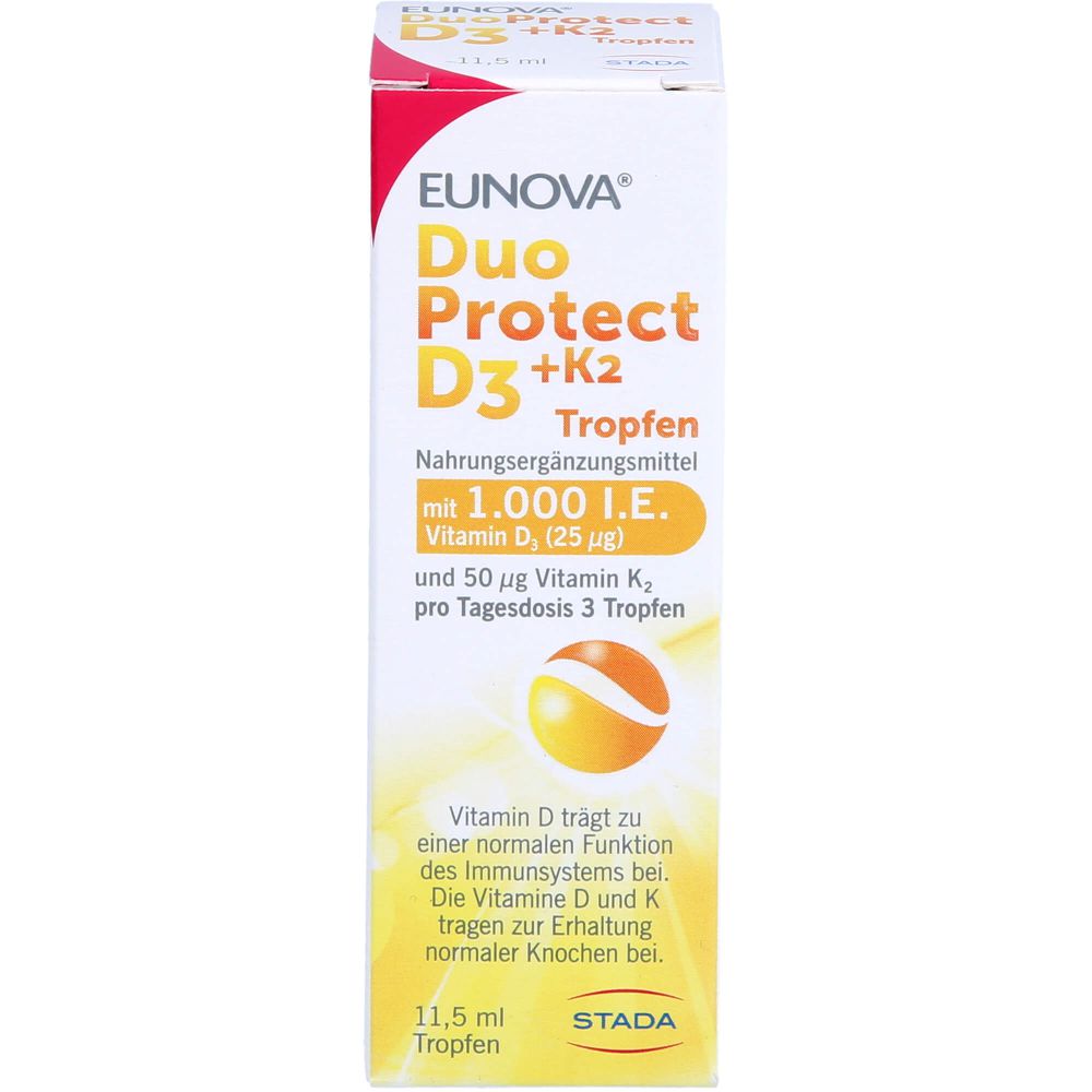 EUNOVA DuoProtect D3+K2 1000 I.E./50 μg Tropfen