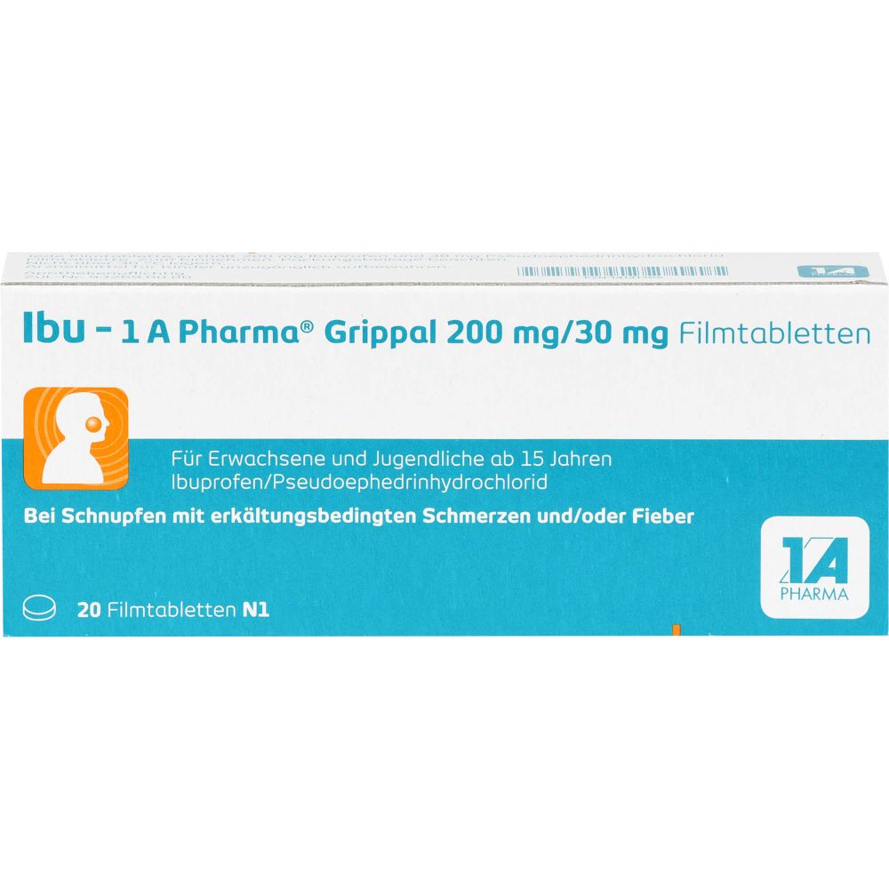 IBU-1A Pharma Grippal 200 mg/30 mg Filmtabletten