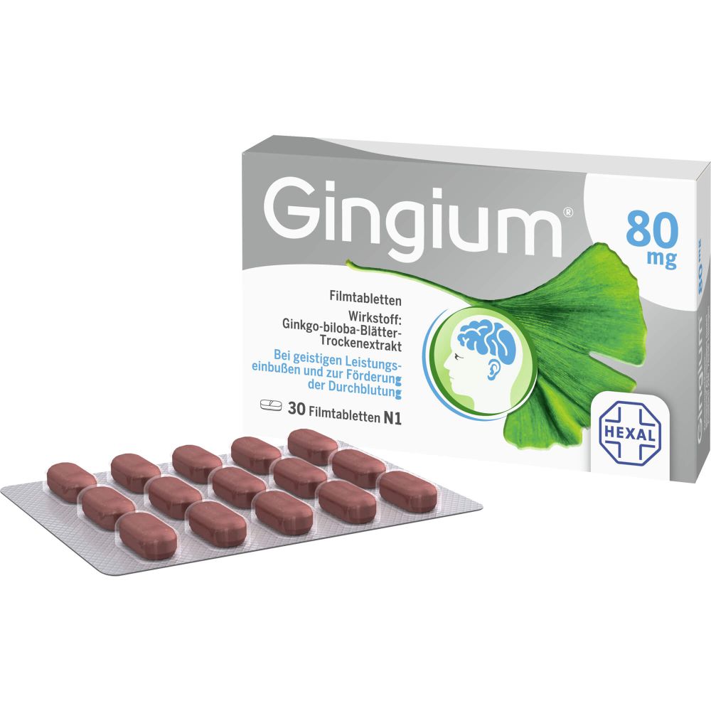GINGIUM 80 mg Filmtabletten