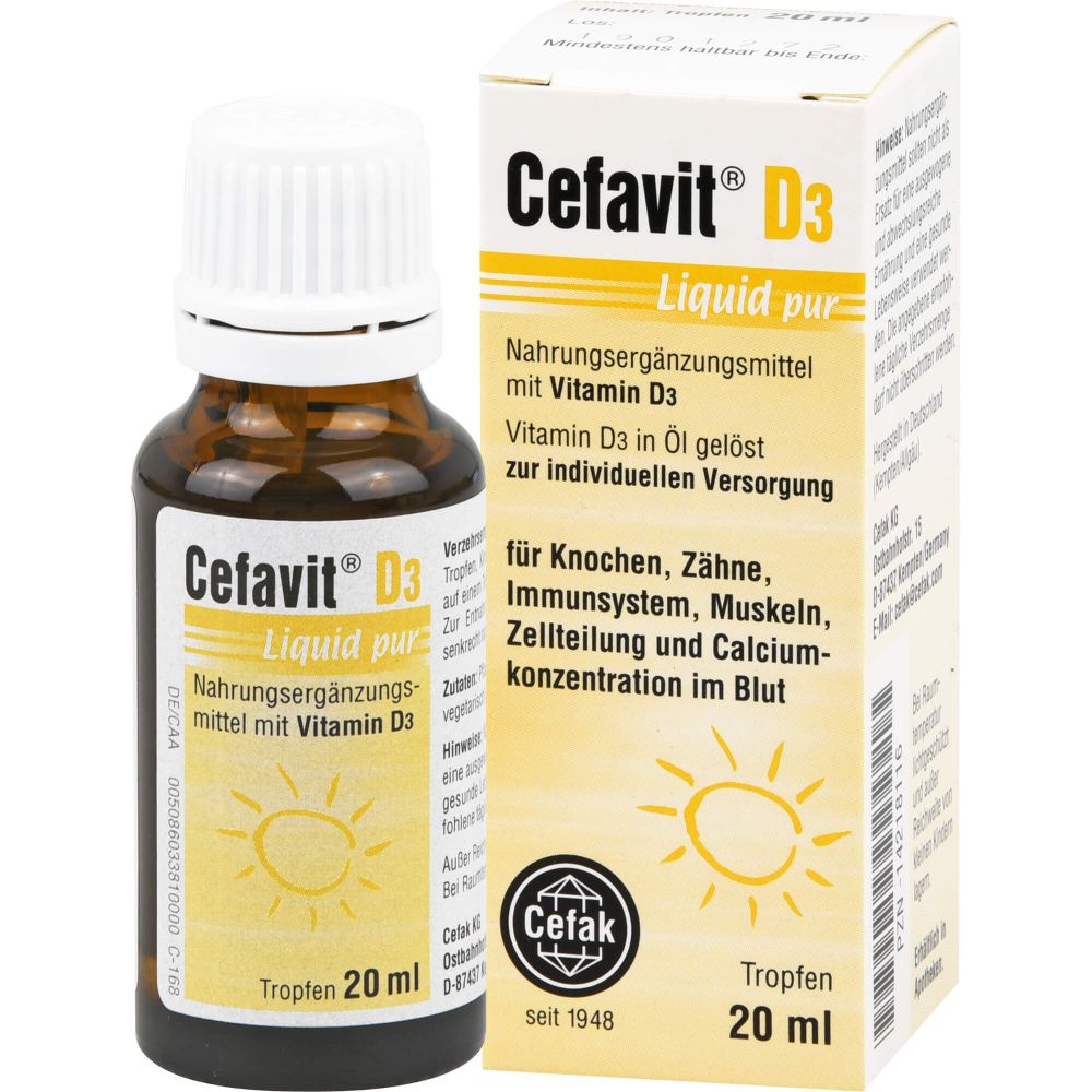 CEFAVIT D3 Liquid pur Tropfen zum Einnehmen