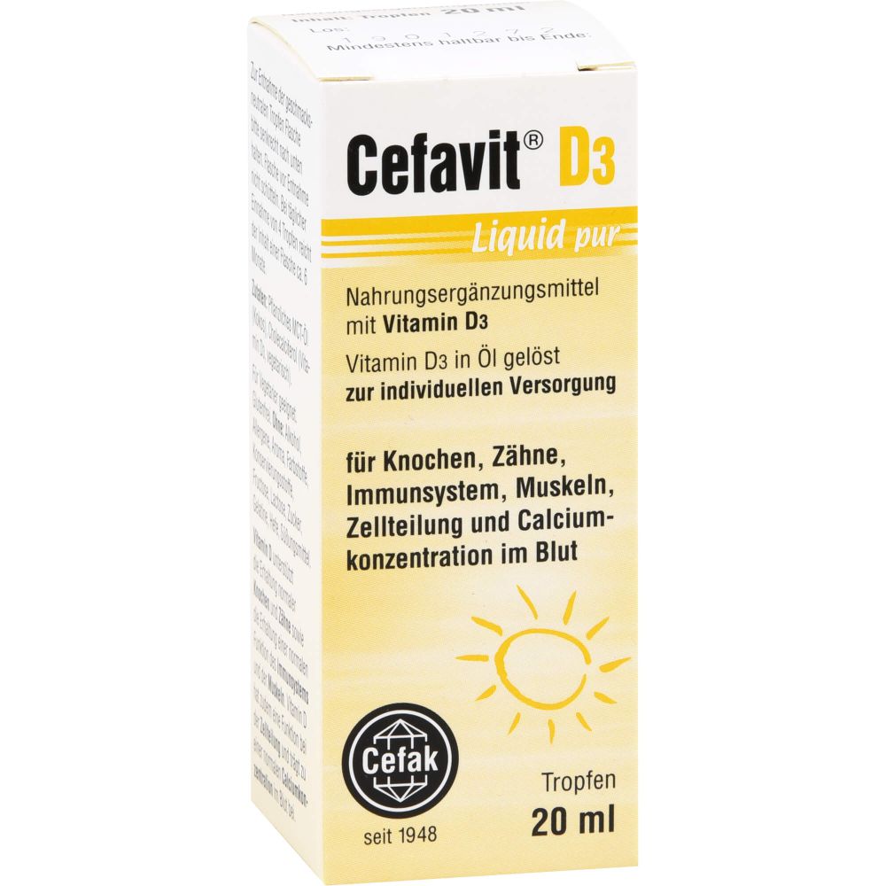 CEFAVIT D3 Liquid pur Tropfen zum Einnehmen