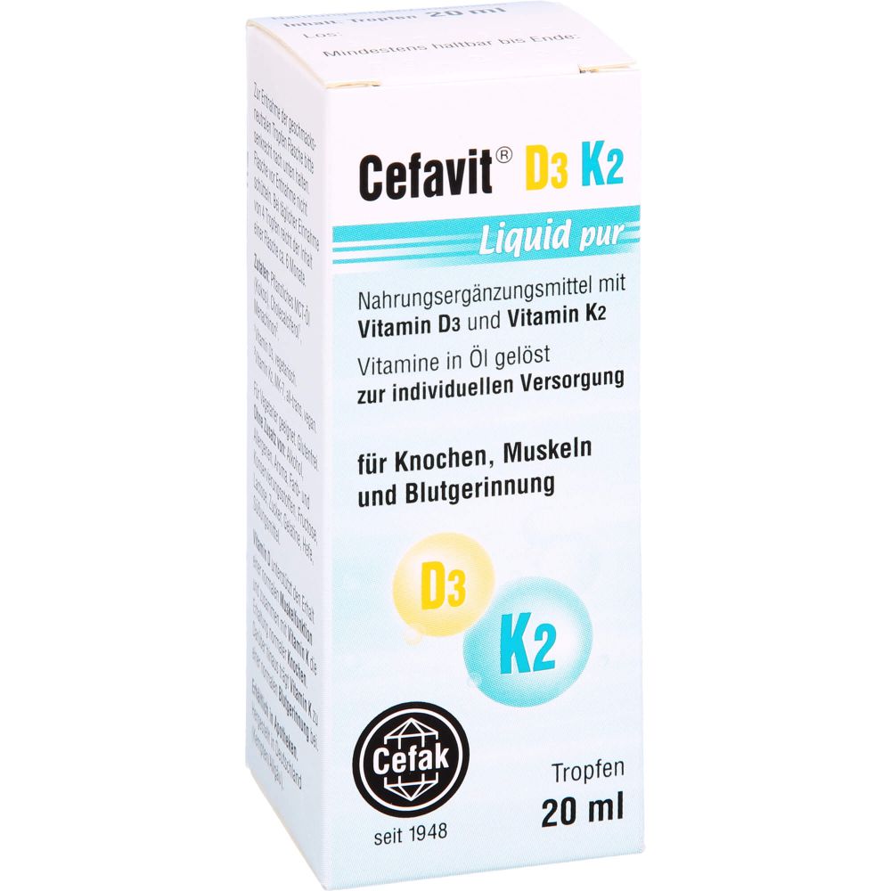 CEFAVIT D3 K2 Liquid pur Tropfen zum Einnehmen