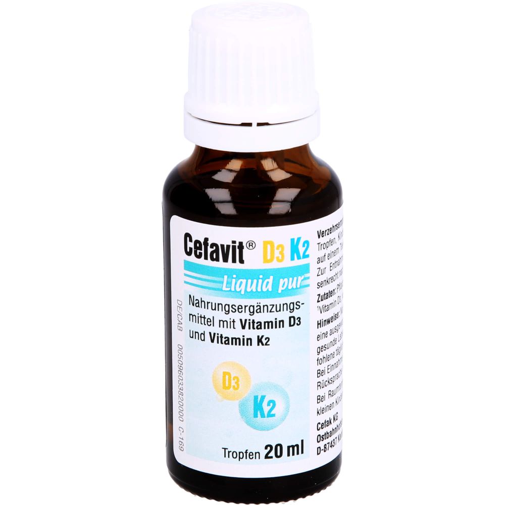 CEFAVIT D3 K2 Liquid pur Tropfen zum Einnehmen