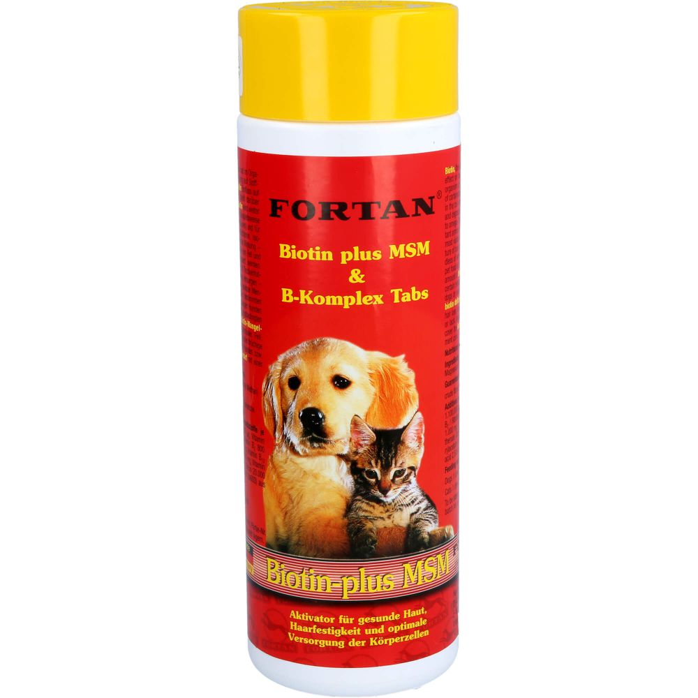 FORTAN Biotin-plus MSM Tabs f.Hunde/Katzen