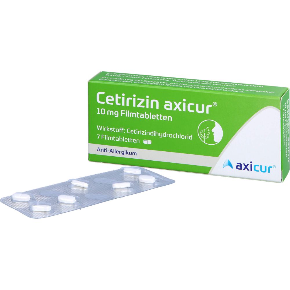 CETIRIZIN axicur 10 mg Filmtabletten