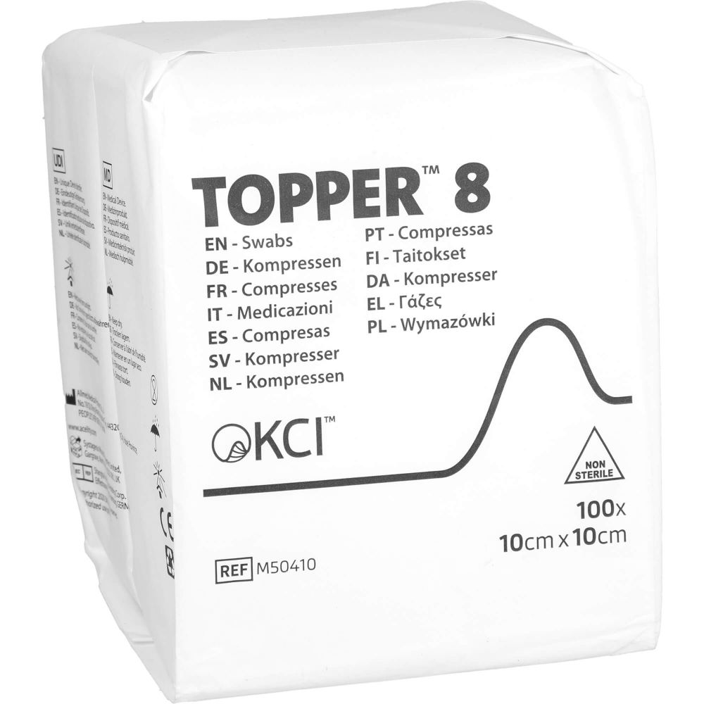 TOPPER 8 Kompr.10x10 cm unsteril