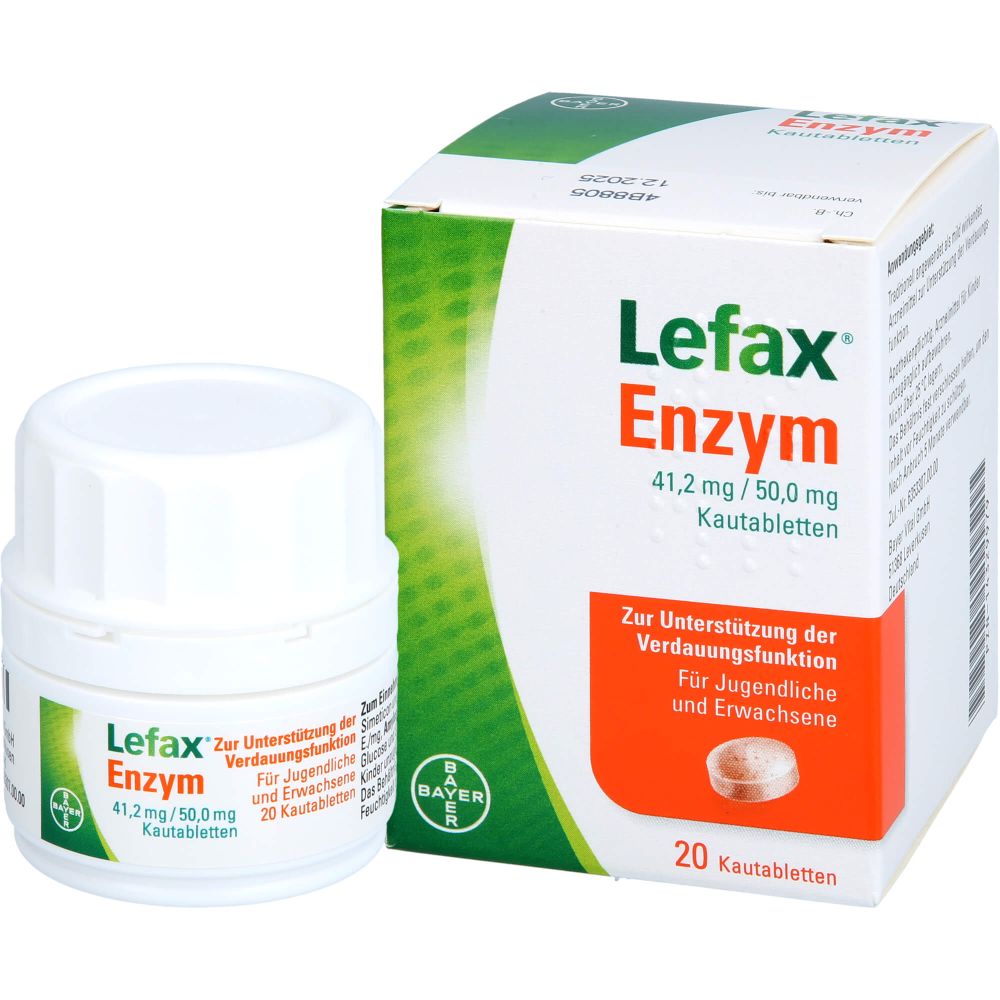 LEFAX Enzym Kautabletten