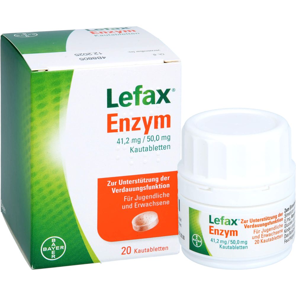 LEFAX Enzym Kautabletten