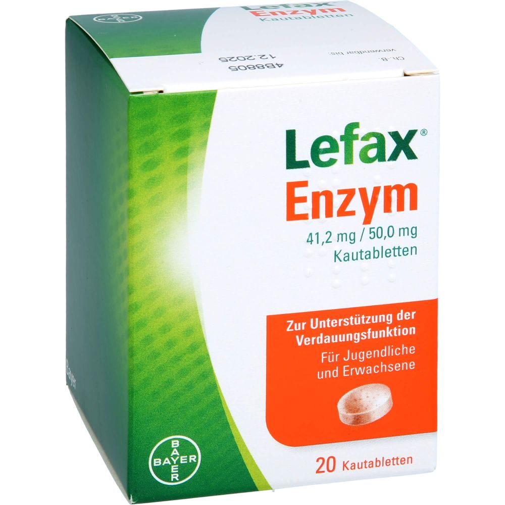 LEFAX Enzym Kautabletten