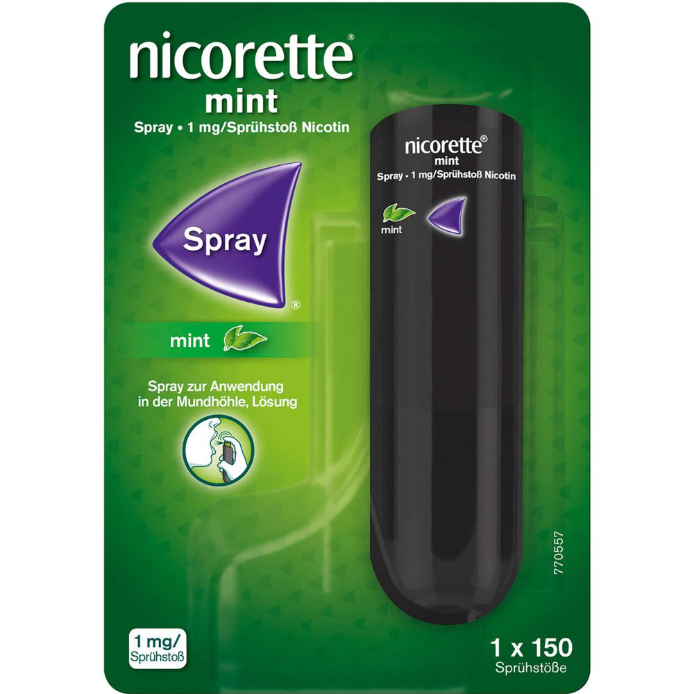 NICORETTE Mint Spray 1 mg/Sprühstoß