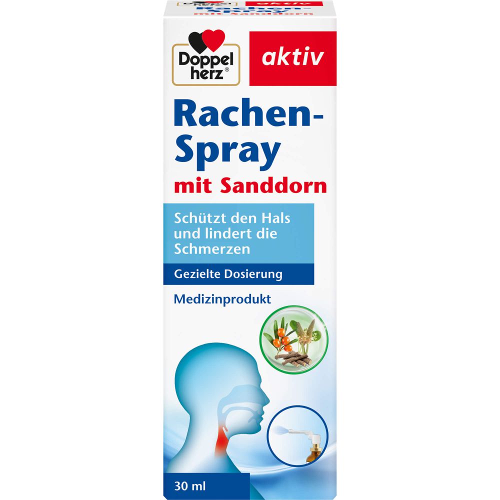 DOPPELHERZ Rachen-Spray mit Sanddorn