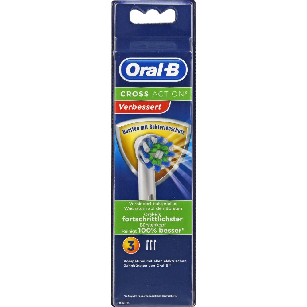 ORAL B Aufsteckbürsten CrossAction Bakterienschutz