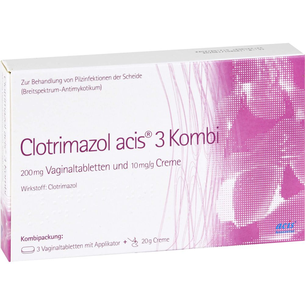 Clotrimazol acis 3 Kombipackung 1 St