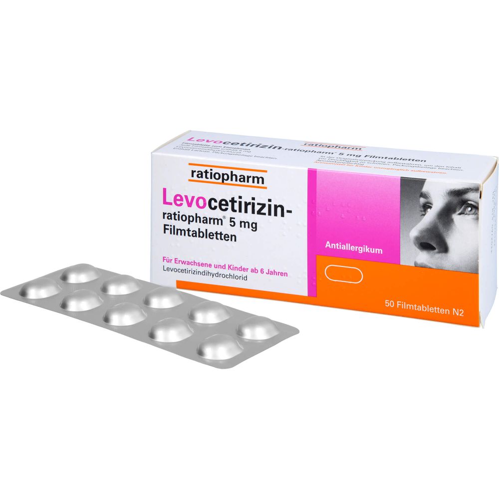 LEVOCETIRIZIN-ratiopharm 5 mg Filmtabletten