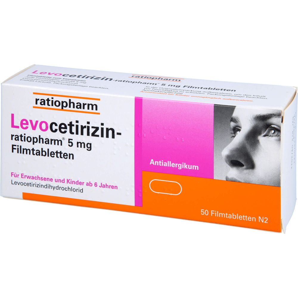 LEVOCETIRIZIN-ratiopharm 5 mg Filmtabletten