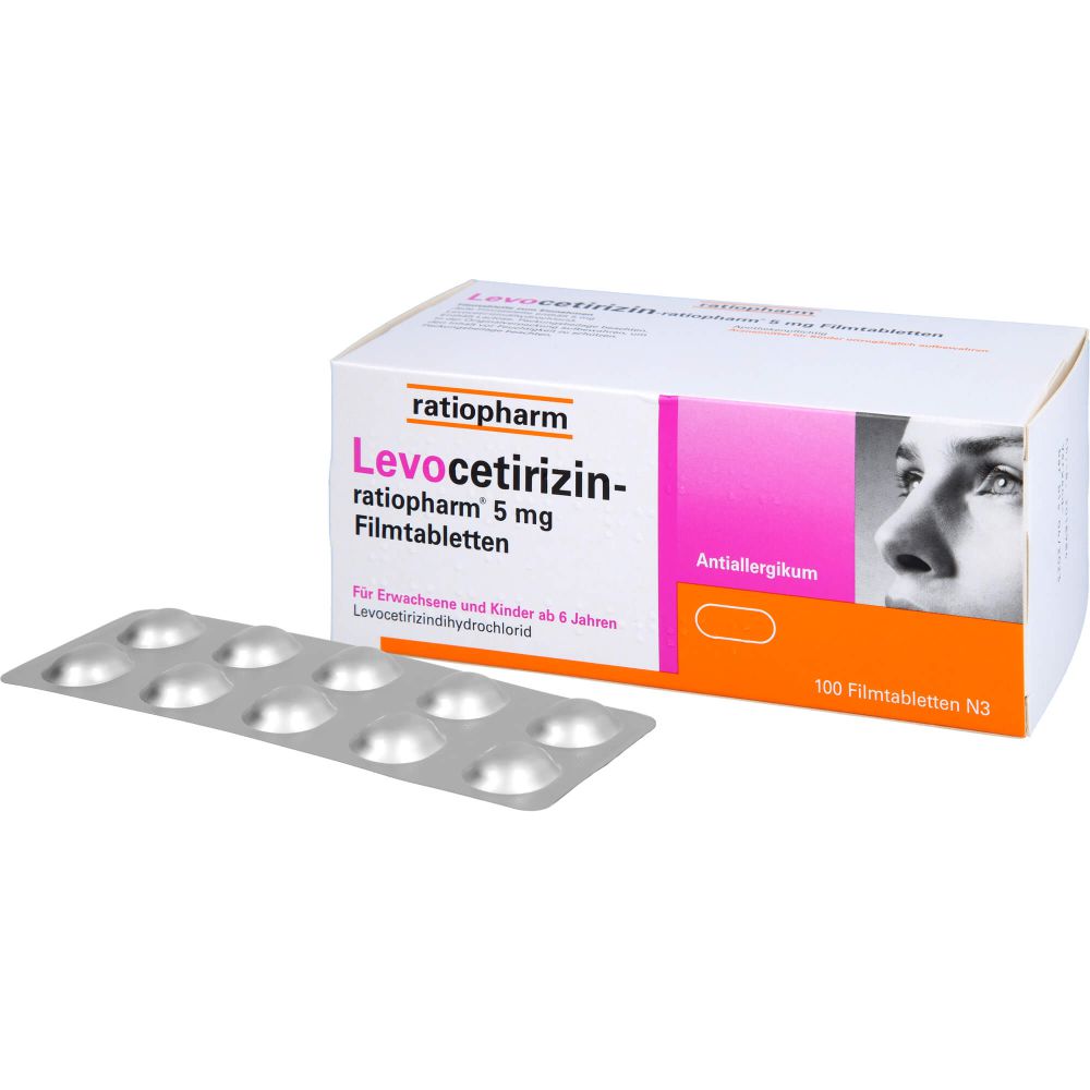 LEVOCETIRIZIN-ratiopharm 5 mg Filmtabletten