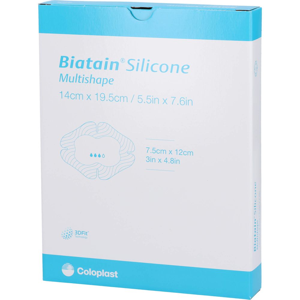 BIATAIN Silicone Schaumverb.Multishape 14x19,5 cm