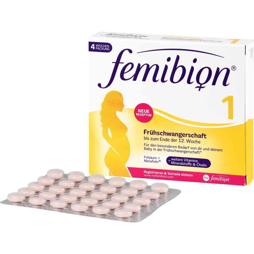 FEMIBION 1 Frühschwangerschaft Tabletten 28 St - Dauergünstig - Beliebte  Kategorien - Fritz Reuter Apotheke Shop