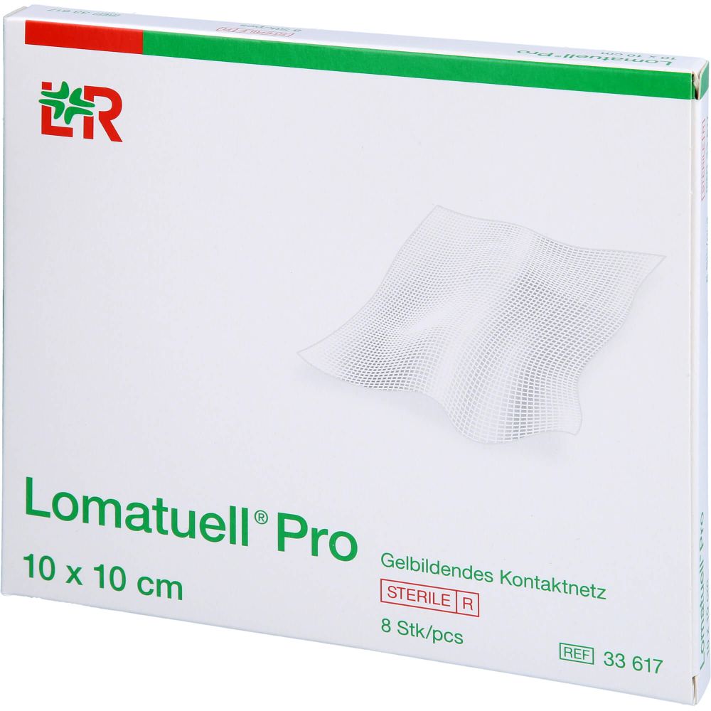 Lomatuell Pro 10x10 cm steril 8 St