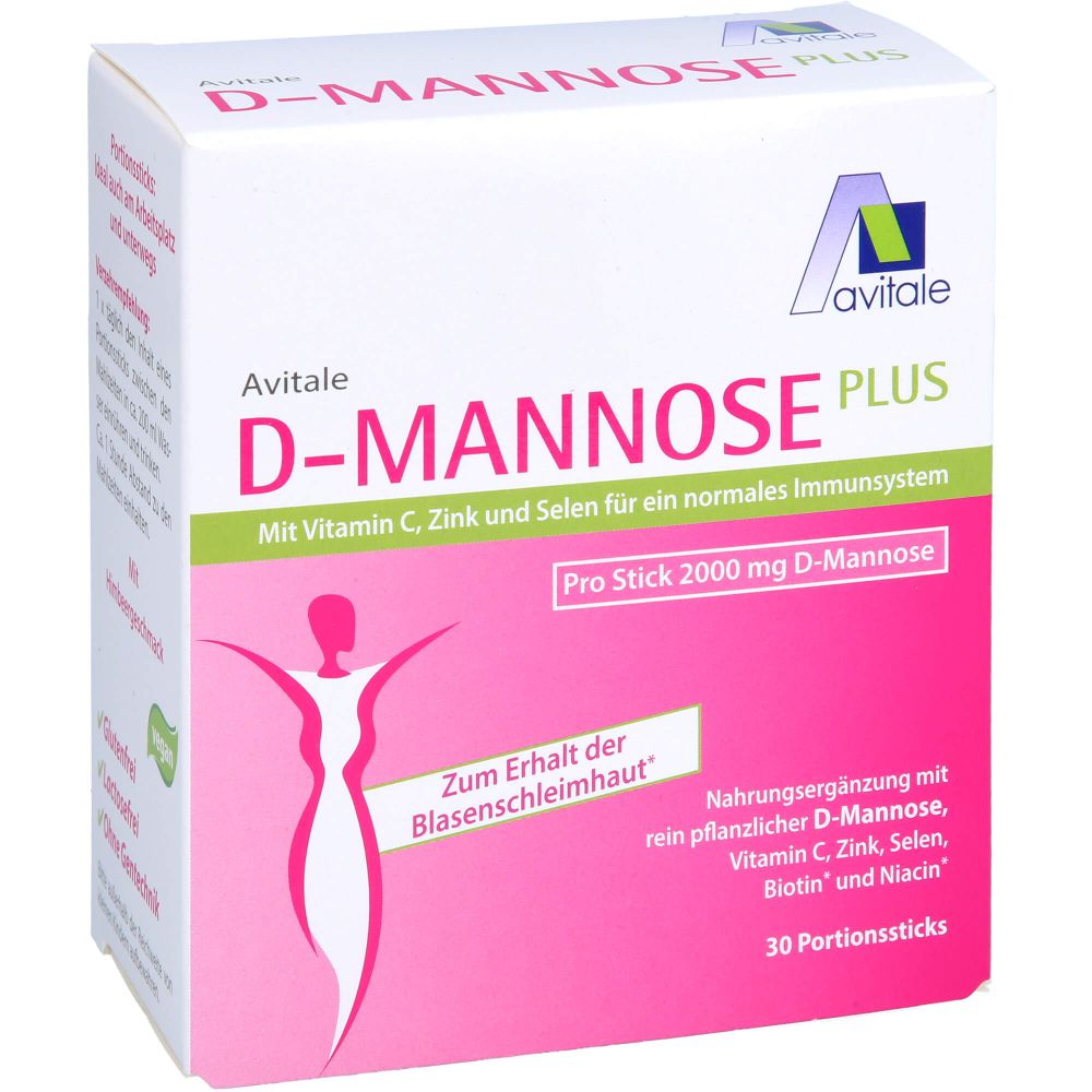 D-MANNOSE PLUS 2000 mg Sticks m.Vit.u.Mineralstof.