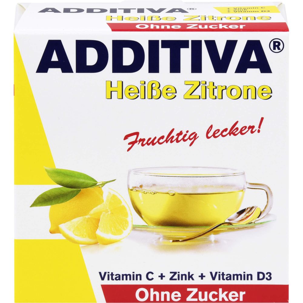 ADDITIVA heiße Zitrone ohne Zucker Sachets