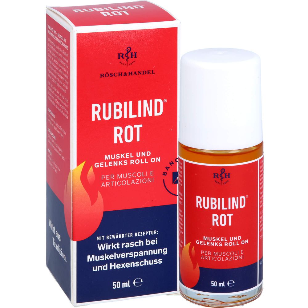 RUBILIND rot Muskel und Gelenks Roll-on