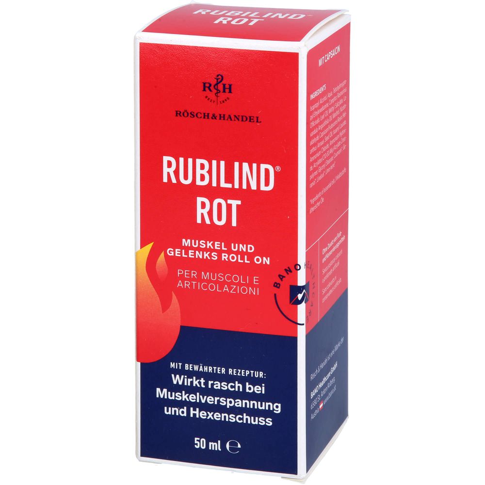 RUBILIND rot Muskel und Gelenks Roll-on