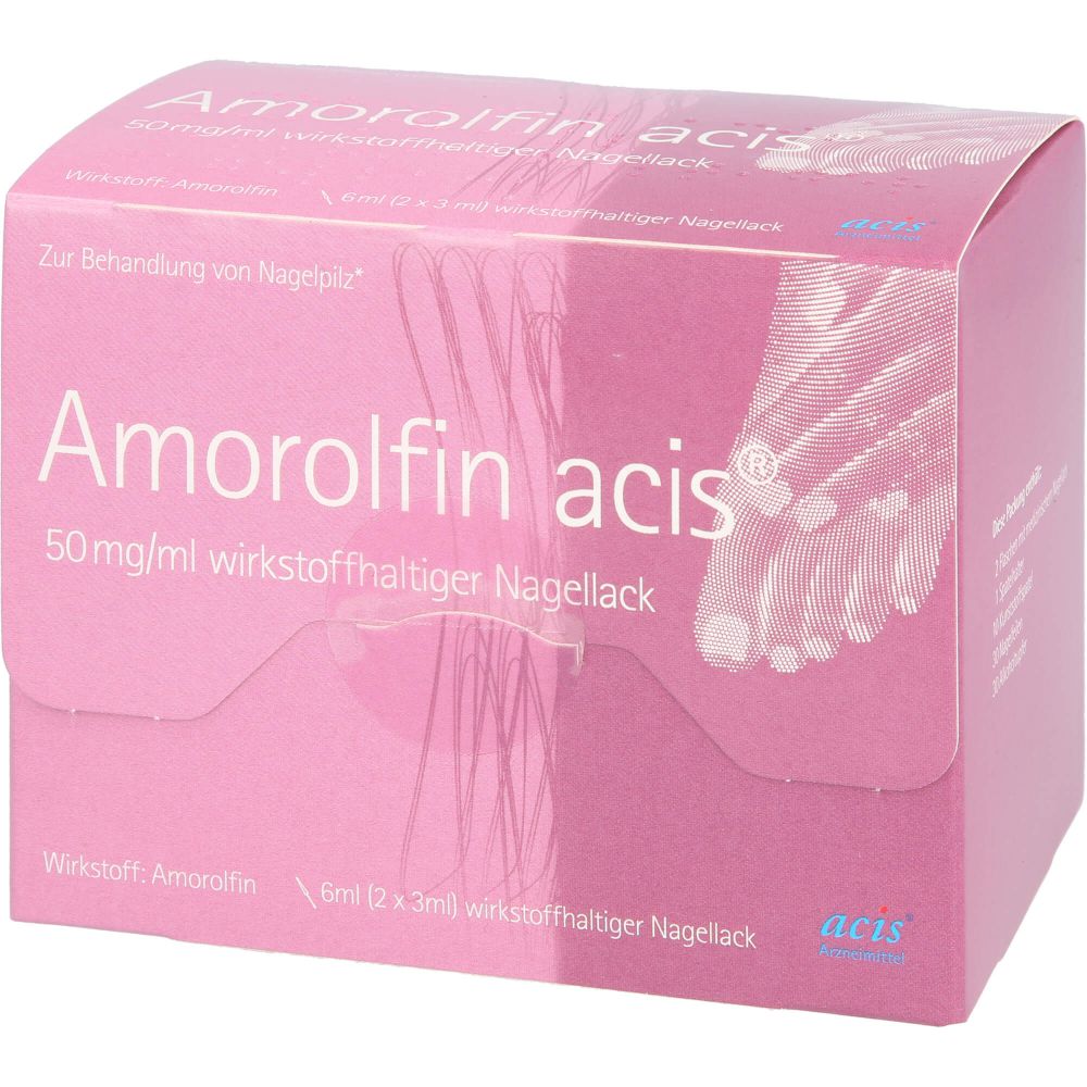 Amorolfin acis 50 mg/ml wirkstoffhalt.Nagellack 6 ml