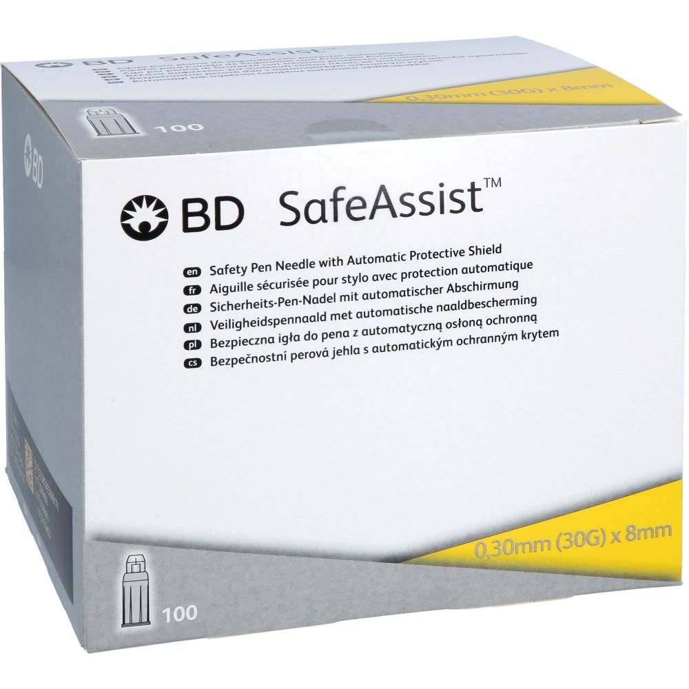 BD SAFEASSIST Sicherheits-Pen-Nadeln 30 G 8 mm