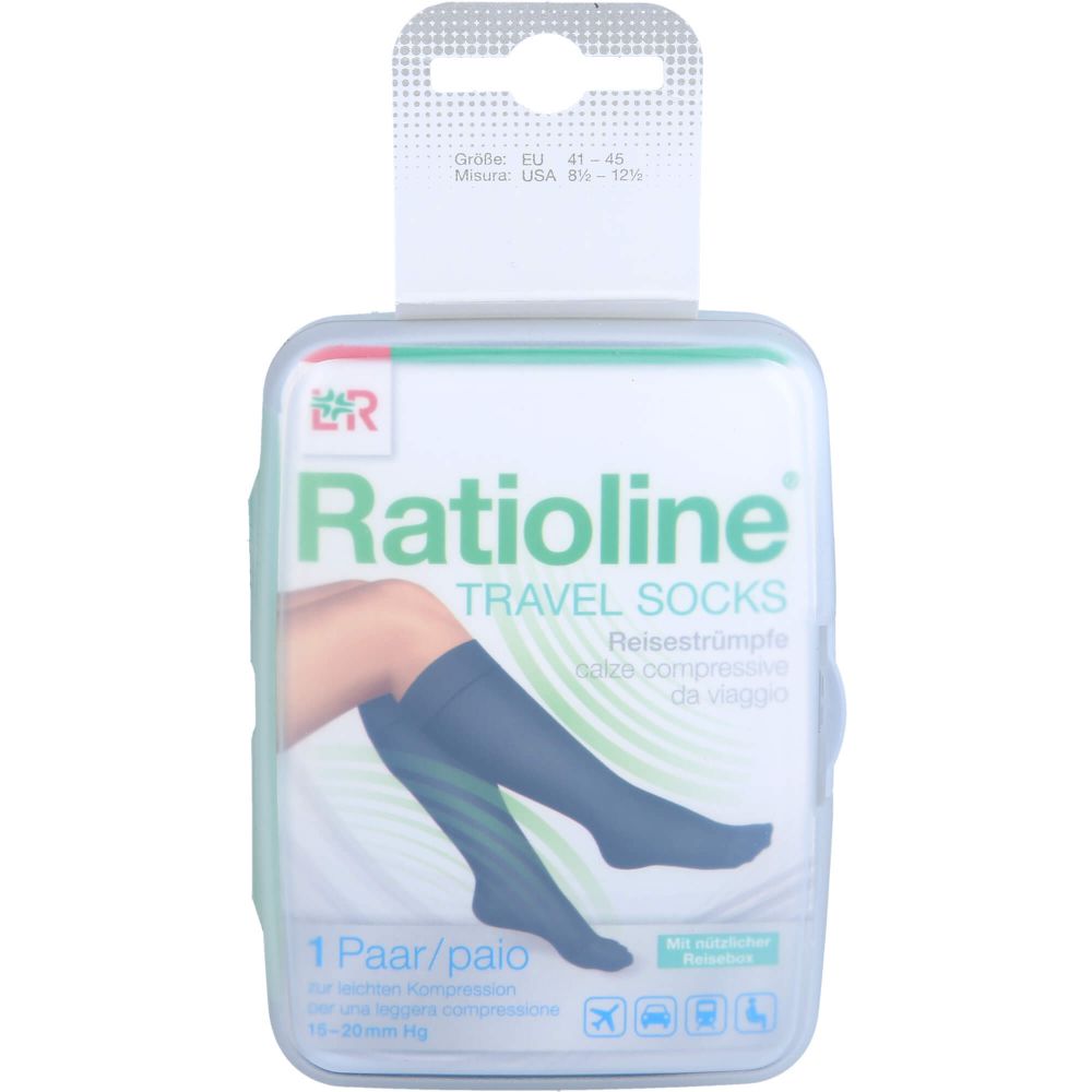 Ratioline Travel Socks Gr.41-45 2 St