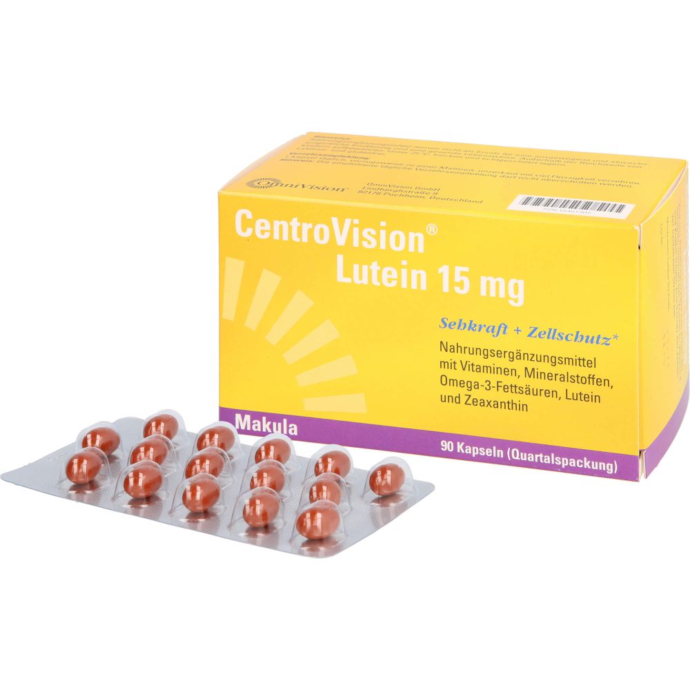 CENTROVISION Lutein 15 mg Kapseln