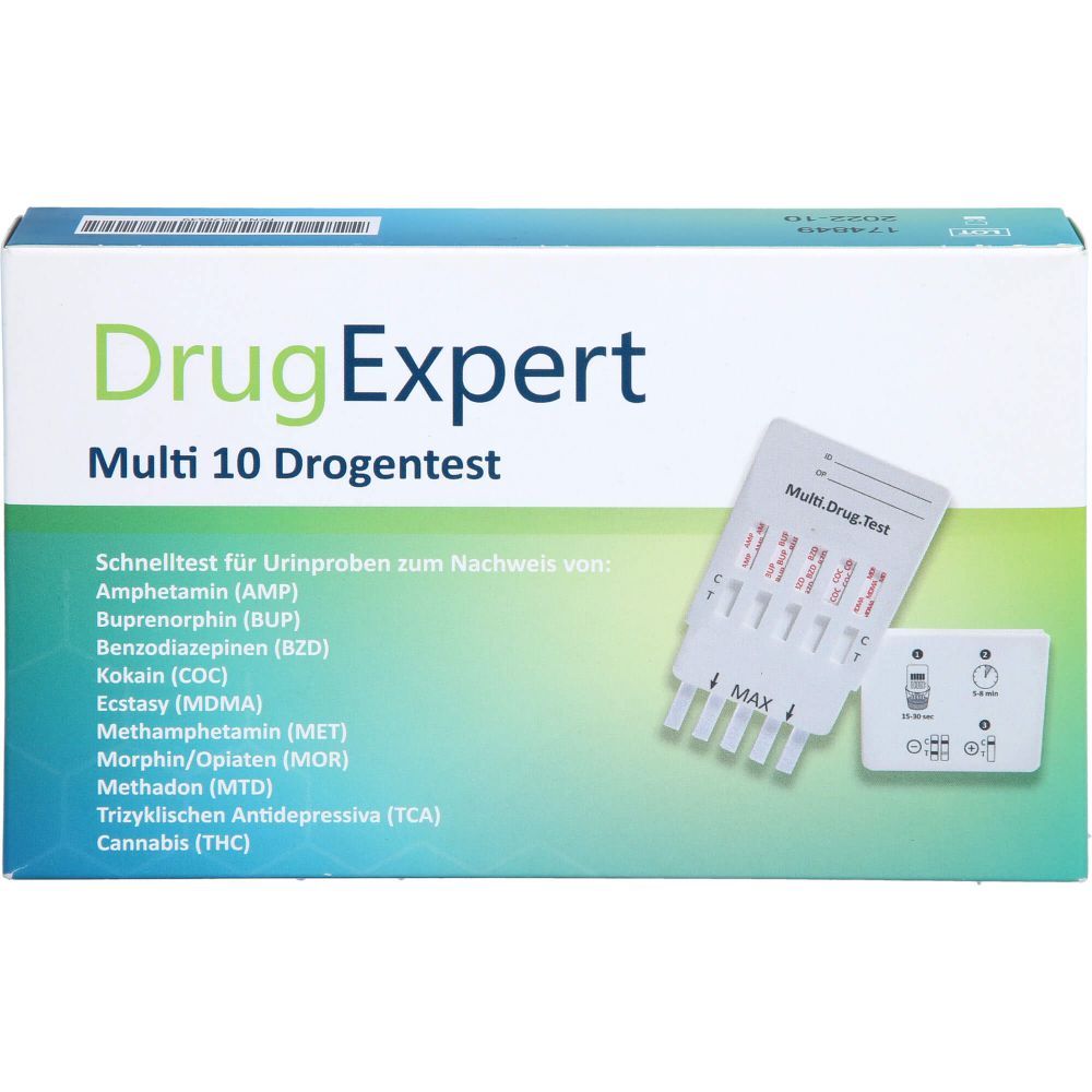 DRUGEXPERT 10 Drogentest:10 Parameter 1 St - EUMED