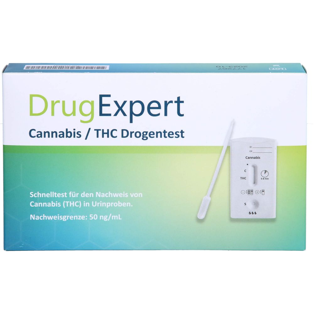 DRUG EXPERT Cannabis Test 1 St - Drogentests - Selbsttests - Arzneimittel -  pharmaphant Apotheke
