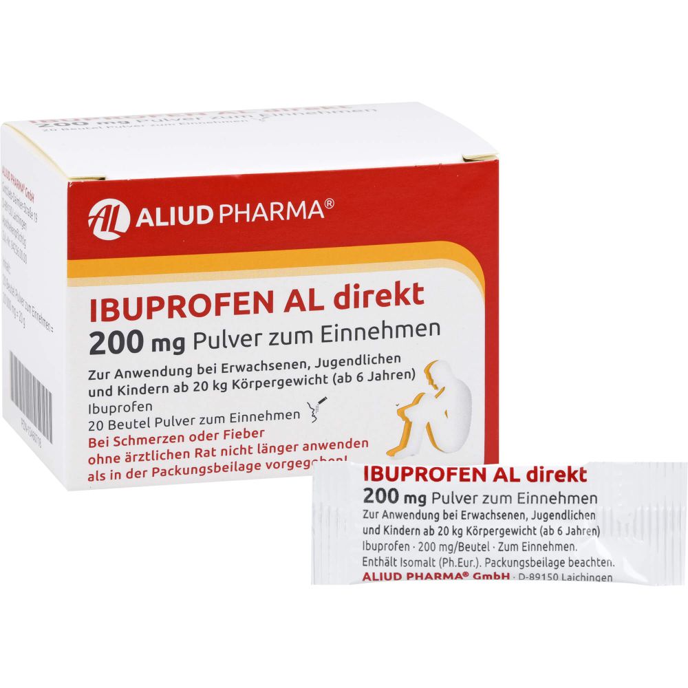 IBUPROFEN AL direkt 200 mg Pulver zum Einnehmen