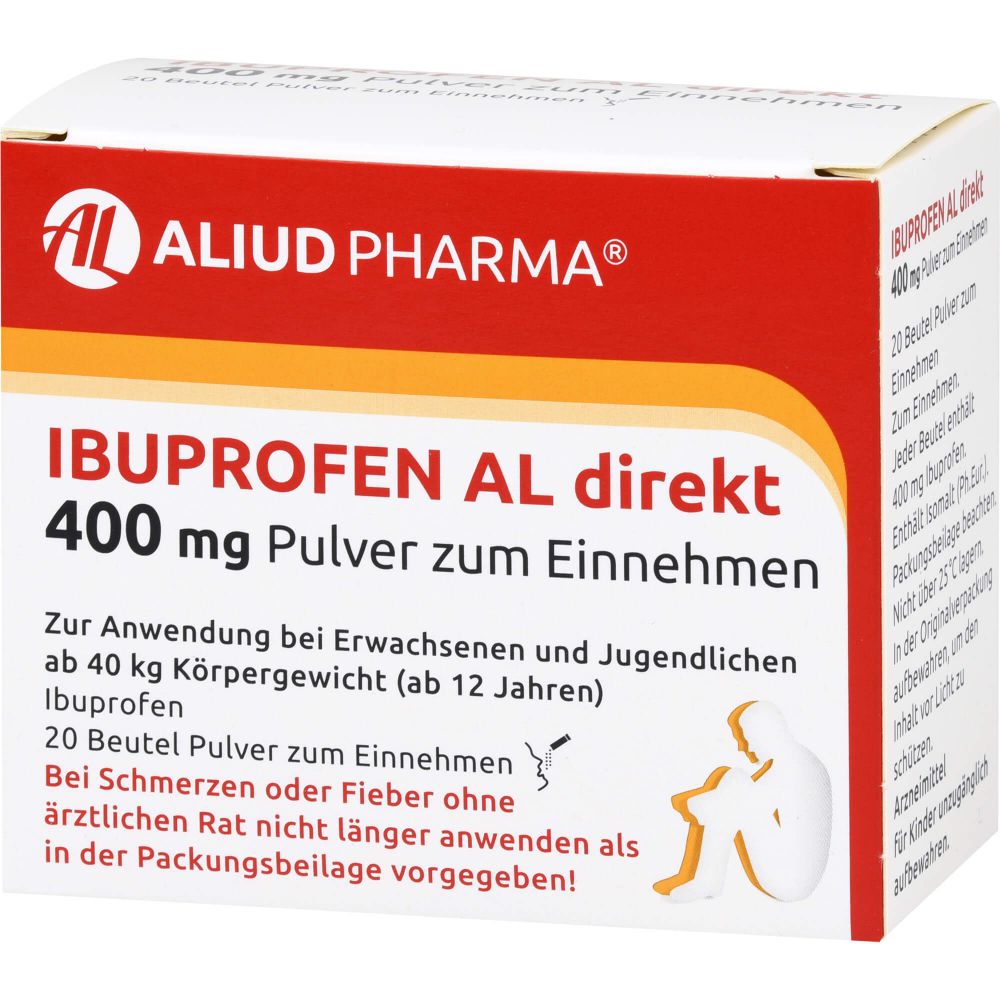 IBUPROFEN AL direkt 400 mg Pulver zum Einnehmen