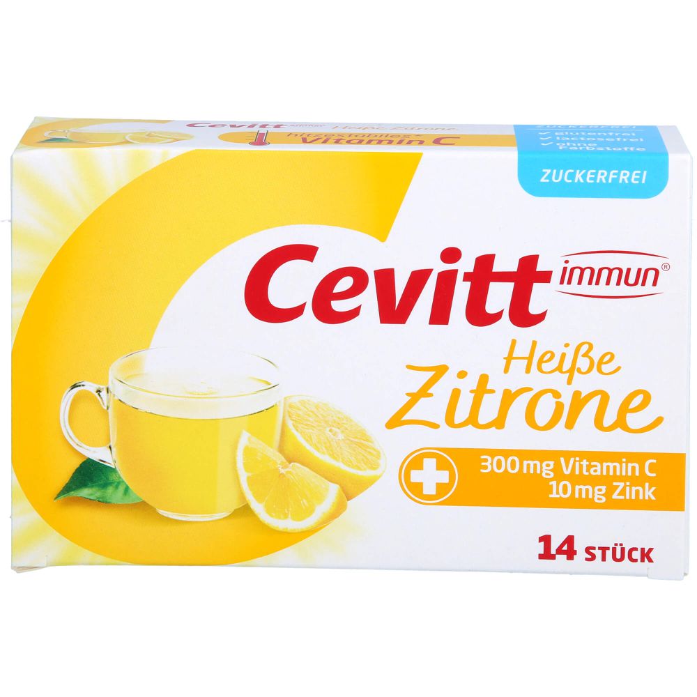 CEVITT immun heiße Zitrone zuckerfrei Granulat