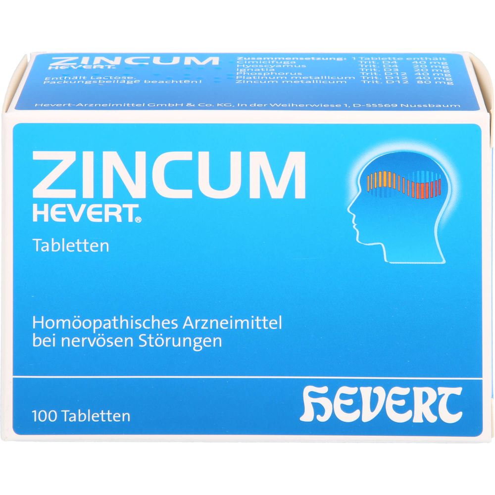 Zincum Hevert Tabletten 100 St