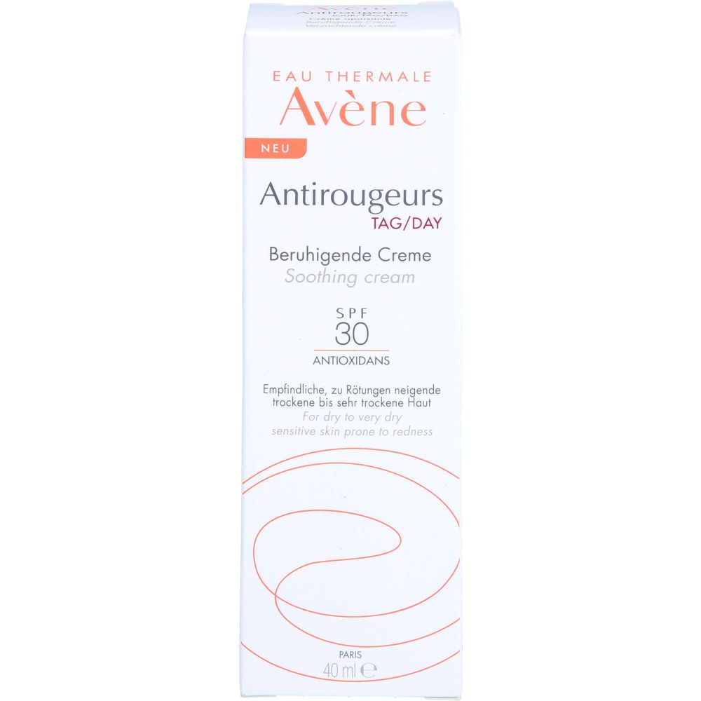 AVENE Antirougeurs Tag beruhigende Creme SPF 30